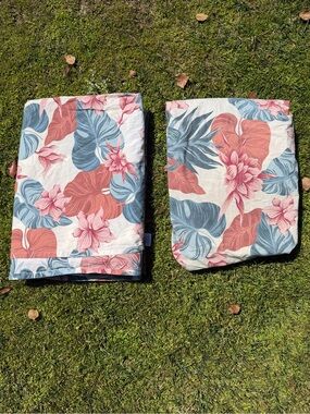 Roxy Pottery Barn Teen Sun Soaked Floral 2-Piece Sheet Set Twin XL Beach READ